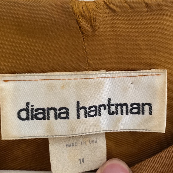 Diana Hartman Blazer top Mustard yellow - Picture 4 of 10